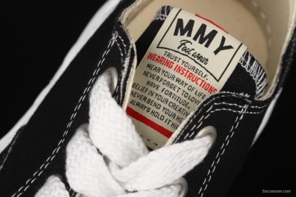 MMY/Maison MIHARA YASUHIRO Wayne Original Sole Leather Low Sneaker Japanese Conceptual Fashion designer Mihara Kangyu brand shell front page deformation retro dissolved wind ice cake bottom low gang 100 - Image 6