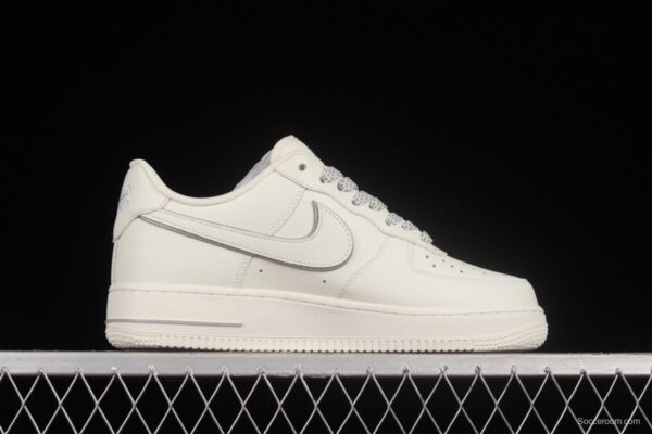 Kith x NIKE Air Force 1'07 Low Rice Silver New York Limited Starry Low-Top Casual Sneakers NY2022-017 - Image 16