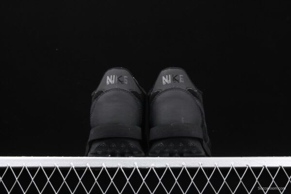 Sacai x NIKE LVD Waffle Daybreak co-signed catwalk style net gauze leather splicing double hook Swoosh running shoes BV0073-002 - Image 11