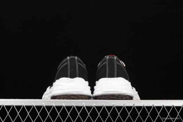 MMY/Maison MIHARA YASUHIRO Wayne Original Sole Leather Low Sneaker Japanese Conceptual Fashion designer Mihara Kangyu brand shell front page deformation retro dissolved wind ice cake bottom low gang 100 - Image 11