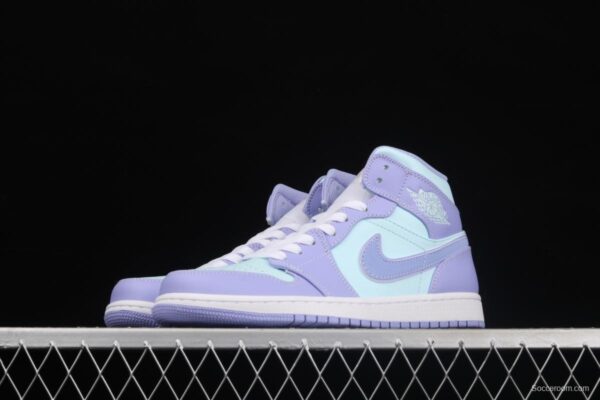 Air Jordan 1 Mid SE Violet 554724-500 - Image 14