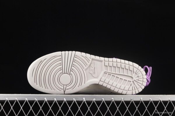 OFF-White x NIKE DUNK Low OW gray SB buckle rebound fashion casual board shoes DM1602-125 - Image 15