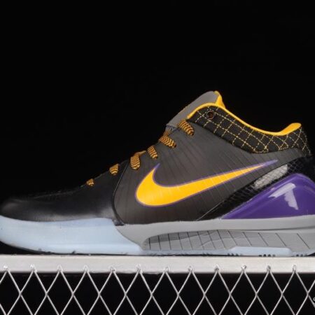 NIKE Zoom Kobe 4 Protro Kobe 4th Generation Collection-level Re-engraved Low-Top Men's Basketball Shoes AV6339-001