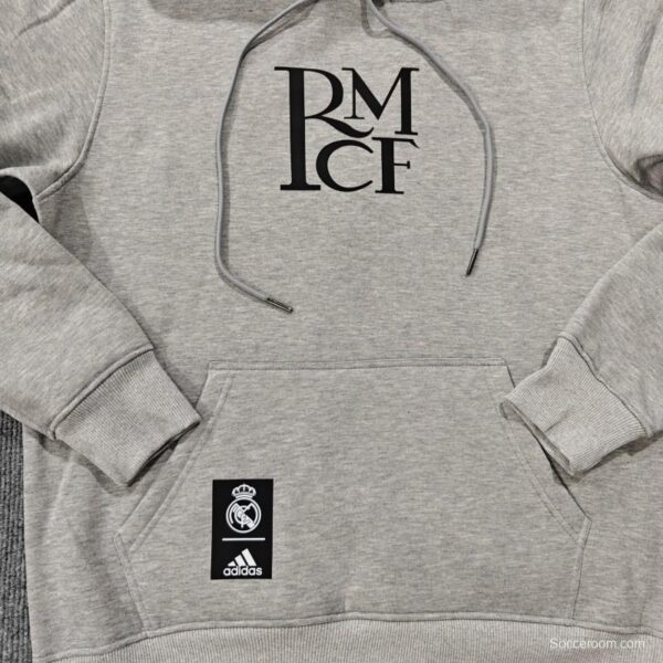 24/25 Real Madrid RMCF Beige/Grey/White/Navy/Black Hoodie - Image 10