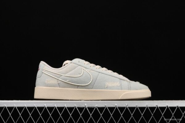 Levi's Strauss x NIKE Blazer Low LX Trail Blazers hole-breaking jeans low-side leisure sports board shoes AV9376-006 - Image 15