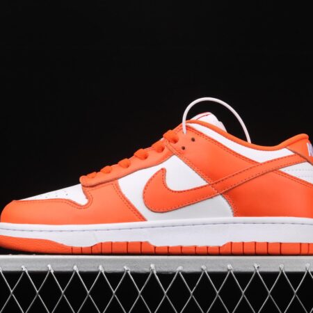 NIKE SB DUNK Low Pro Syracuse white orange board shoes CU1726-101
