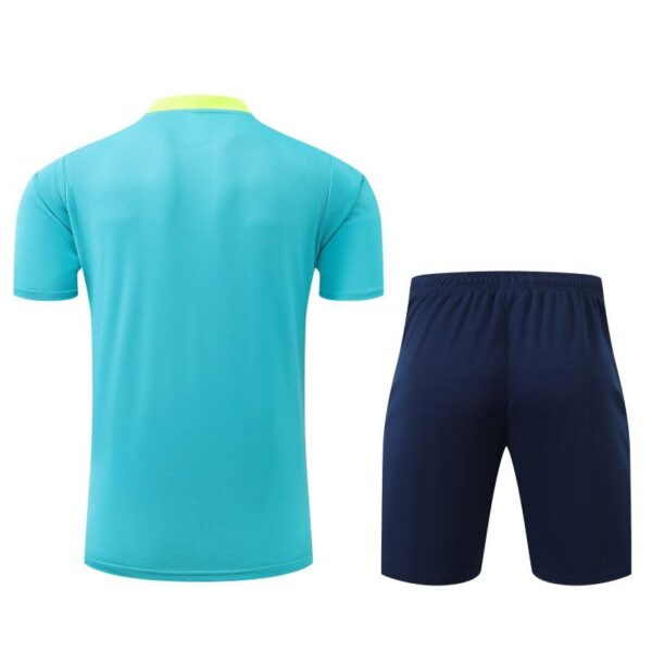 2024 Brazil Blue Short Sleeve Jersey+Shorts - Image 5
