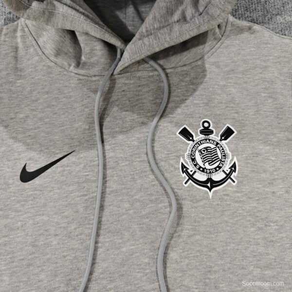 24/25 Corinthians Navy/Red/Black/Beige/Grey Hoodie WIth Black Badge - Image 4