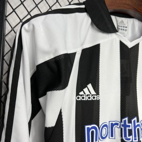 Retro 03/05 Newcastle United Home Long Sleeve Jersey - Image 4