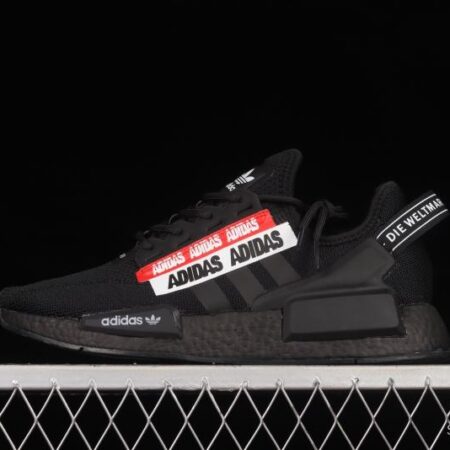Adidas NMD_R1 V2 H01589 Stretch Knitted Running Shoes