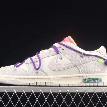 OFF-White x NIKE DUNK Low OW SB rebound fashion casual board shoes DJ0950-101,