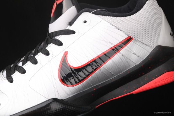 NIKE Zoom Kobe 5 Wolf Grey Kobe 5 Wolverine professional basketball shoes 386429-006 - Image 6