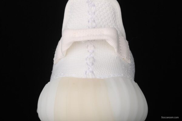 Adidas Yeezy 350V2 All White Real Boost Basf das coconut 350 second generation CP9366 fluorescent white BASF popcorn - Image 8