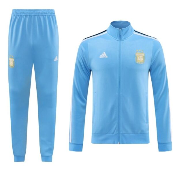 2024 Argentina Blue Full Zipper Jacket +Long Pants - Image 15