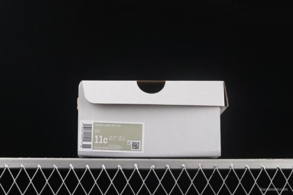 NIKE Air Force 1: 07 Mid WB dazzling ribbon lamp state size Kids 314197-8700 - Image 11
