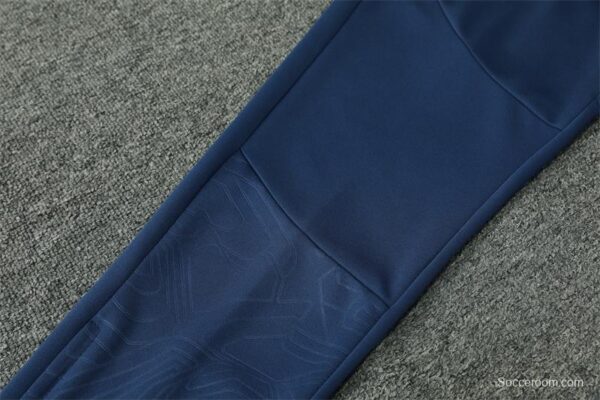 24/25 Manchester City Sky Blue Half Zipper Jacket+Long Pants - Image 3