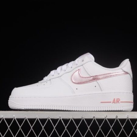 NIKE Air Force 1'07 Low White Rose Pink Low Casual Sneakers CT3839-104
