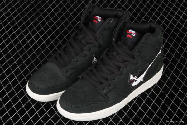 Oski x NIKE SB DUNK High Shark shark joint name casual board shoes CI2692-001 - Image 11