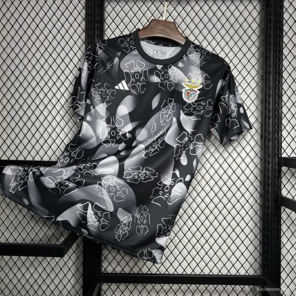 24/25 Benfica Black Pre-Match Training Jersey - Image 7