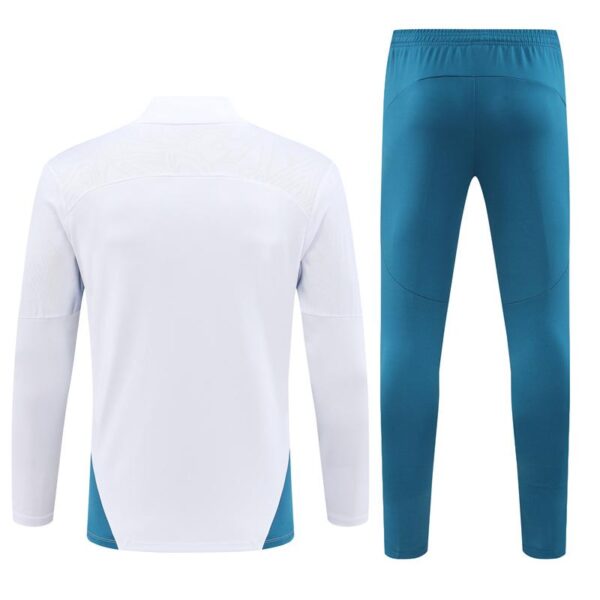 24/25 Olympique Marseille White Half Zipper Jacket+Long Pants - Image 18