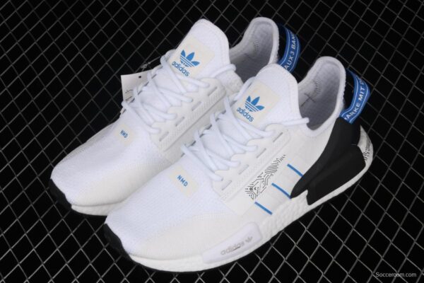 Adidas NMD R1 Boost V2 FX3949 second generation elastic knitted surface popcorn running shoes - Image 9