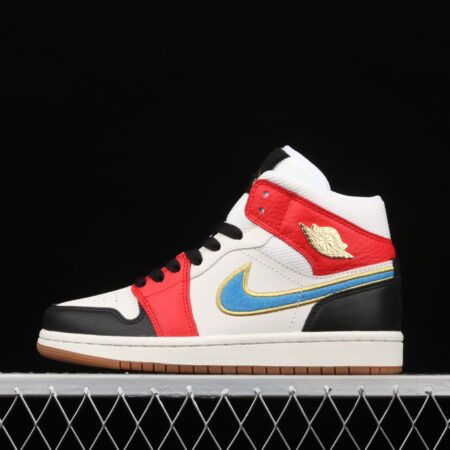 Air Jordan 1 Mid SE Coral Stardust Jordan Airlines Central DC1426-100