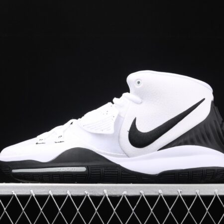 NIKE Kyrie 6 'Ikhet' Owen 6 generation black and white Oreo indoor actual combat leisure sports basketball shoes BQ4630-100