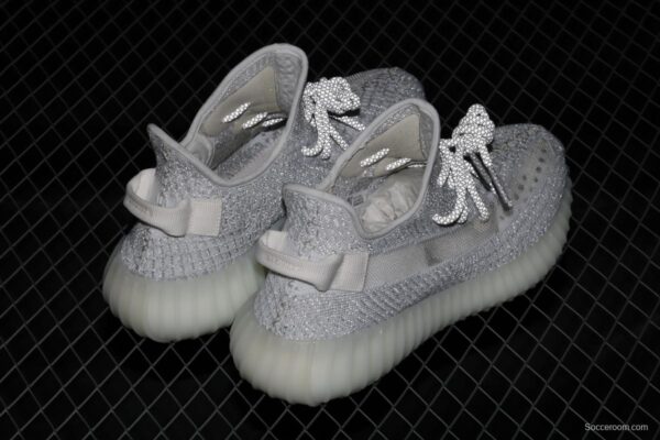 Adidas Yeezy Boost 350V2 Static EF2367 Darth Coconut 350 second generation hollowed-out silk star - Image 14