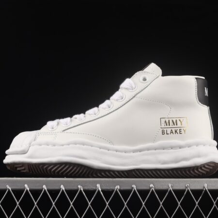 MMY/Maison MIHARA YASUHIRO Wayne Original Sole Leather Mid Sneaker Japanese concept fashion designer Mihara Kangyu brand shell front page deformation retro dissolved ice cream Zhongbang board shoes