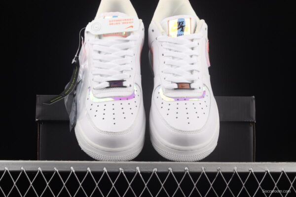 NIKE Air Force 1 Rwact QS Laser Game Pixel Hook change low-end Fashion Leisure Sports shoes DC0710-191 - Image 12