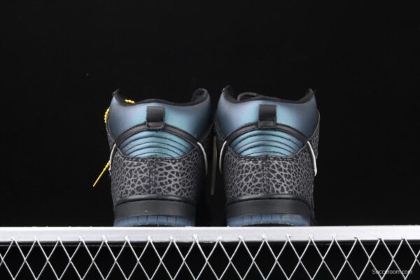 NIKE SB DUNK High x Black Sheep chameleon skateboard shoes BQ6827-001 - Image 13