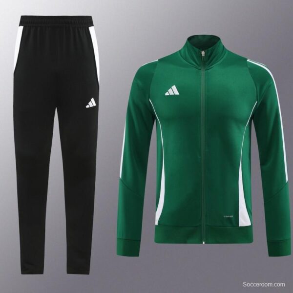 2024 Adidas Green/White Full Zipper Jacket+Pants - Image 18