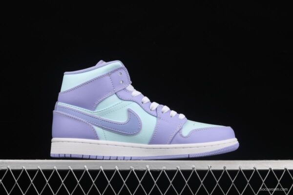 Air Jordan 1 Mid SE Violet 554724-500 - Image 16