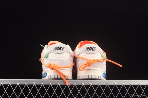 OFF-White x NIKE DUNK Low OW suede SB buckle rebound fashion casual board shoes DJ0950-116, - Image 14