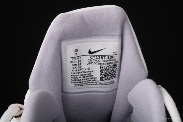 NIKE Air Max 270React new high-frequency mesh function half-palm air cushion running shoes CT1287-100 - Image 4