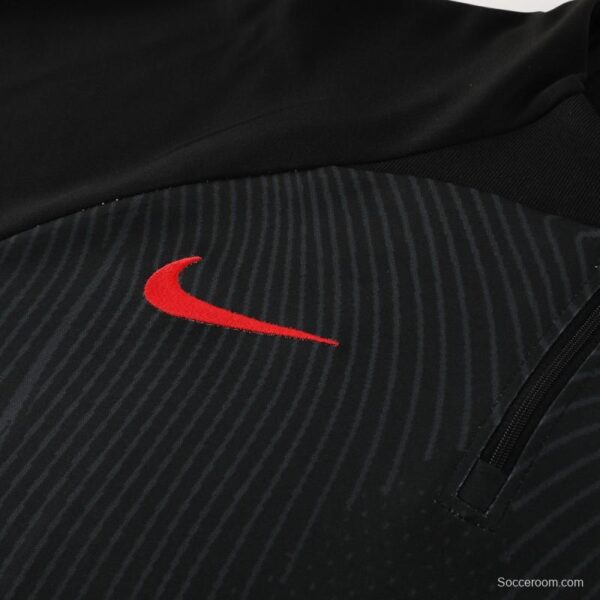2024 Nike Black Half Zipper Jacket+Pants - Image 6