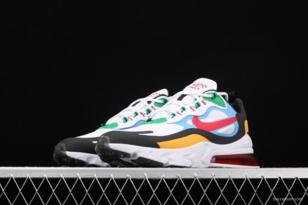 NIKE Air Max 270React new high-frequency mesh hollowing out function half-palm air cushion running shoes DA2610-161, - Image 13