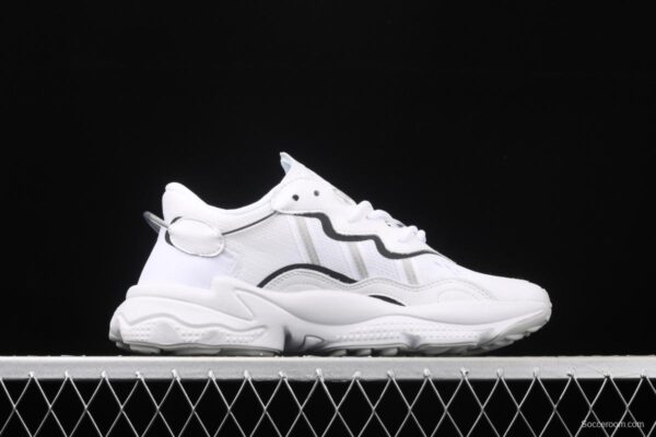 Adidas Originals Ozweego EF4287 Darth clover retro 3M reflective breathable running shoes - Image 16