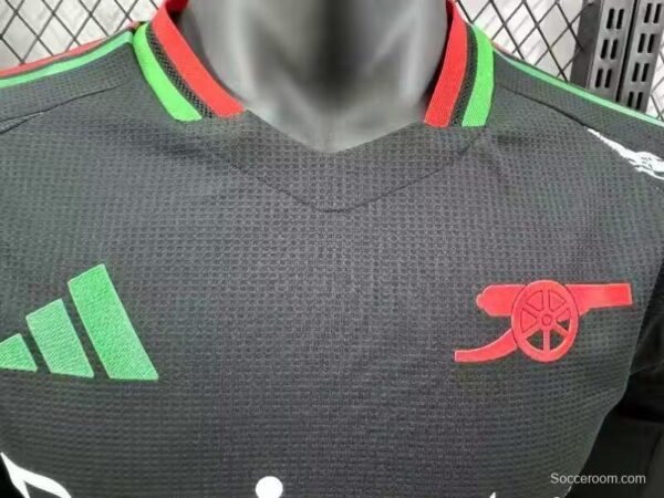 Player Version 24/25 Arsenal Away Black Long Sleeve Jersey - Image 5