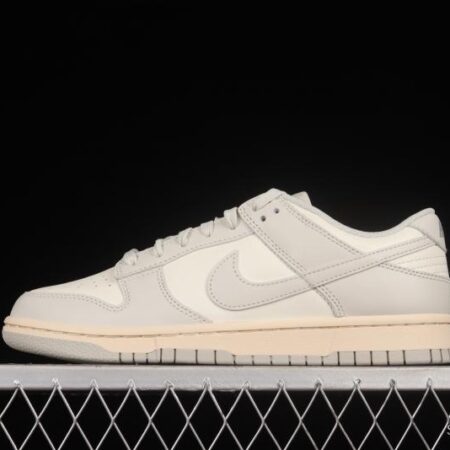 NIKE DUNK Low Bone White Color Matching SB Buckle Backboard Fashion Casual Sneakers DD1503-107