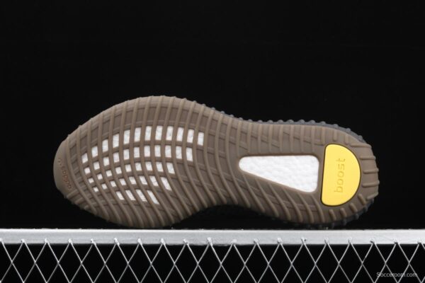Adidas Yeezy Boost 350 V2 Cinder FY2903 Darth Coconut 350 second generation hollowed-out side transparent black angel color BASF popcorn - Image 15