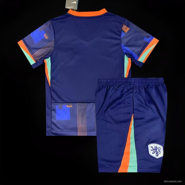 2024 Kids Netherlands Away Jersey - Image 2