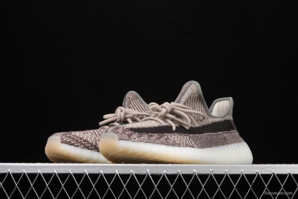 Adidas Yeezy Boost 350V2 Cinder FZ1267 Darth Coconut 350 second generation hollowed-out side coal ash permeable taillights - Image 15