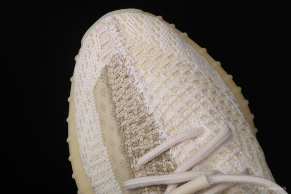 Adidas Yeezy Boost 350 V2 FZ5246 Darth Coconut 350 second generation new oxidized swan splicing full sky star color match BASF Boost original - Image 9