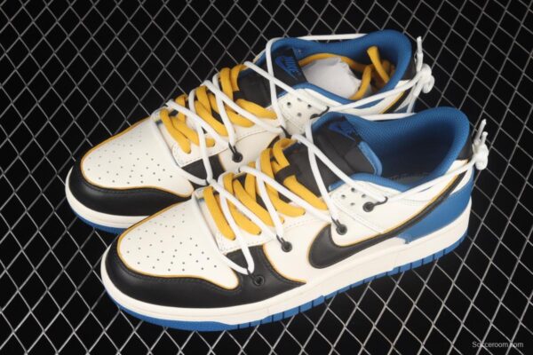 NIKE SB DUNK Low white, black and blue dunk series low side leisure sports skateboard shoes DD1391-001 - Image 10