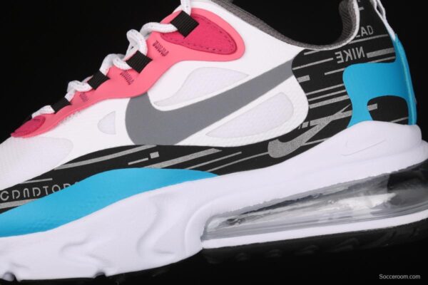 NIKE Air Max 270React new high-frequency mesh function half-palm air cushion running shoes DA4303-100 - Image 7