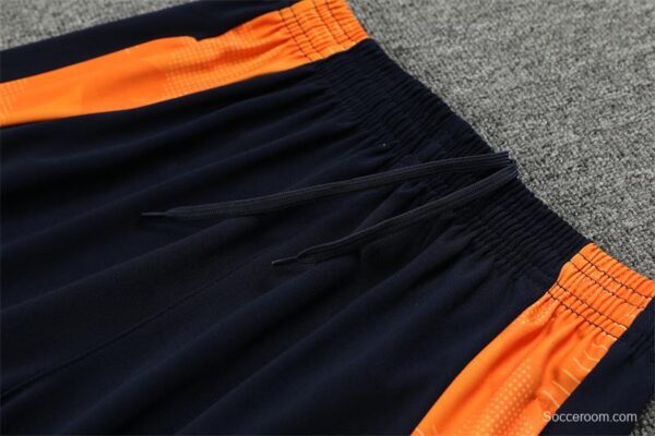 24/25 Real Madrid Light Blue/Orange Half Zipper Jacket+Long Pants - Image 3