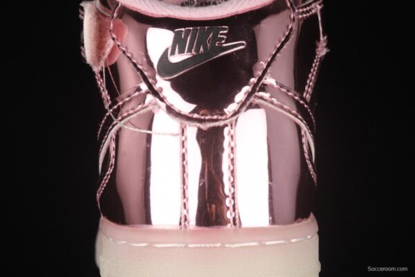 NIKE Air Force 1: 07 Mid WB dazzling ribbon lamp state size Kids 314197-8300 - Image 6