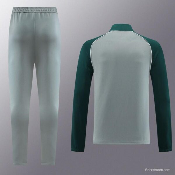 2023 NIKE Grey/Dark Green Hoodie Full Zipper Jacket +Pants - Image 17