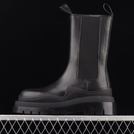 Bottega Veneta high-top casual leather boots